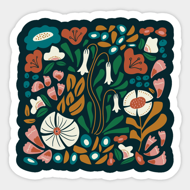 Wild Blooms Sticker by Anna Deegan